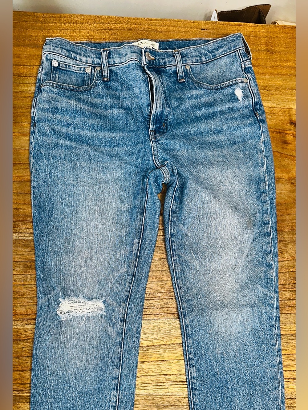 MADEWELL Mid Rise Perfect Vintage Jeans Size: 30 - Picture 3 of 5